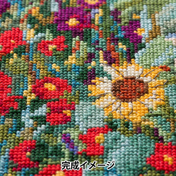 Embroidery kit "Cross stitch kit Klimt THE FARM GARDEN WITH SUNFLOWERS BK1812" DMC DMC