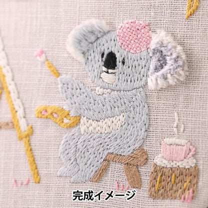 刺しゅうキット 『Chicchi 絵画を楽しむコアラさん JPT110』 DMC ディーエムシー