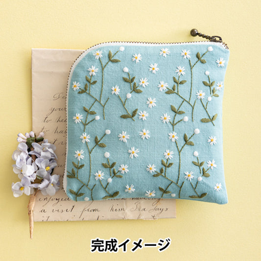 Embroidery kit "Hoshi Akari's embroidery notebook round porch is Kobe 563" Totsuka Sashimi