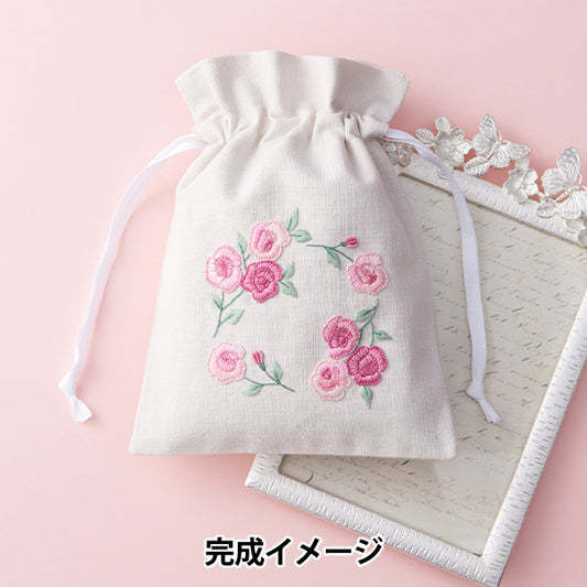 Embroidery kit "Flower Garden Wild Rose 201" Totsuka Sashimi