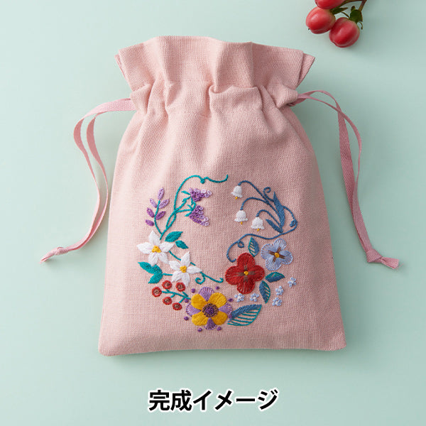 Embroidery kit "Flower Garden Blooming Flower 202" Totsuka Sashimi