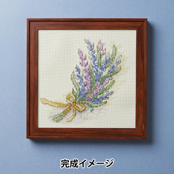 刺绣套件“花色十字针迹薰衣草826" Totsuka刺绣