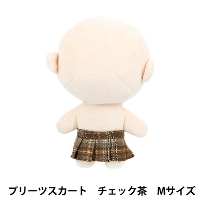 毛絨服裝 "MPA百褶裙，檢查M，棕色MPA-92A-M"