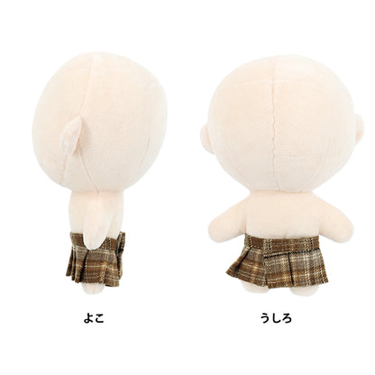 毛絨服裝 "MPA百褶裙，檢查M，棕色MPA-92A-M"