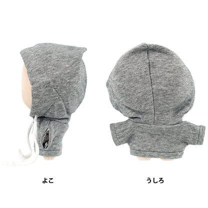 毛绒动物服装 "mpa 拉链连帽衫 M 码灰色 MPA-101D-M"