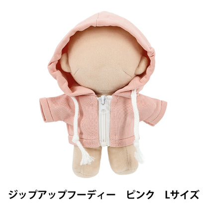 毛绒动物服装 "mpa 拉链连帽衫 L 码粉色 MPA-101B-L"