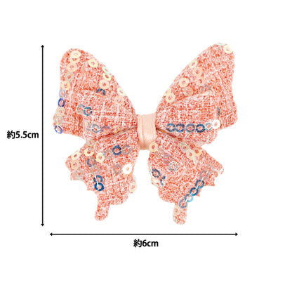 Craft parts "FangirlingDecoration parts sequin butterfly red 10-5492"