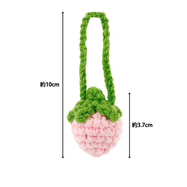 Plush costume "Doll Shoulder Bag Strawberry Pink 25-017"