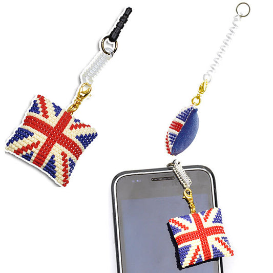 BeadsKit "DelicaBeadsMade in the fluffy smartphone cleaner kit Hoshijo flag (British flag) BFK-356 "MIYUKI Miyuki