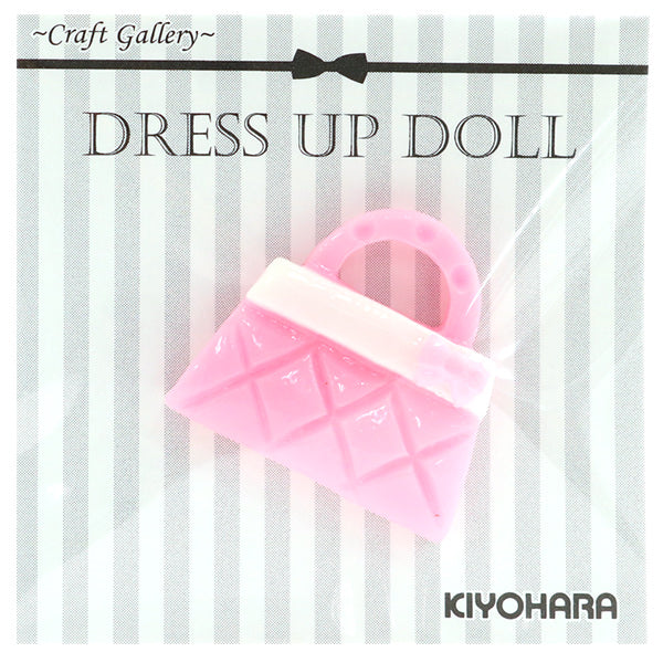 ドールチャーム素材 『ドールハンドバッグ ピンク DUD-14』 KIYOHARA 清原