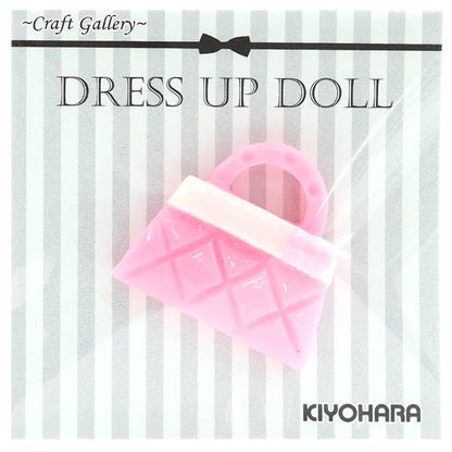 ドールチャーム素材 『ドールハンドバッグ ピンク DUD-14』 KIYOHARA 清原