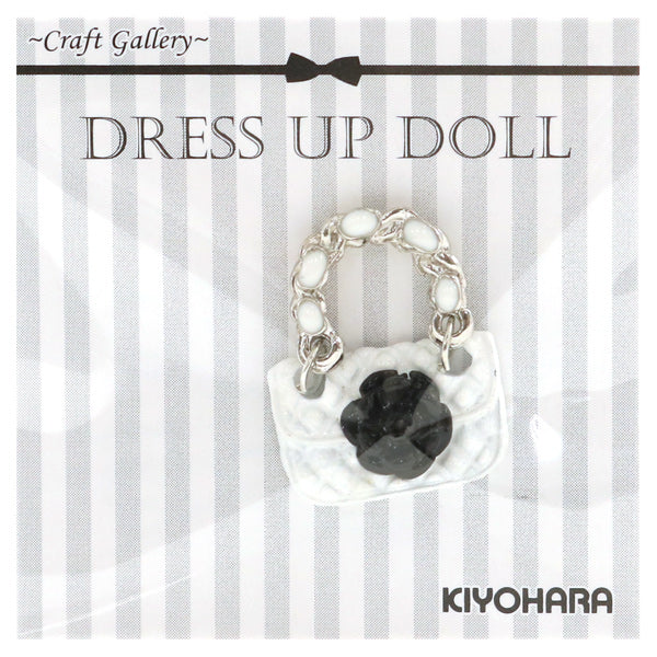 ドールチャーム素材 『ドールショルダーバッグ ホワイト DUD-15』 KIYOHARA 清原