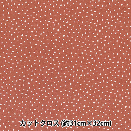 生地 『ドットミニカットクロス ラディッシュピンク 約31cm×32cm LCDF-02MC-RDP』 KIYOHARA 清原