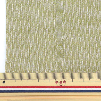 生地 『シャンブレーミニカットクロス カーキ 約31cm×32cm LCDF-03MC-K』 KIYOHARA 清原