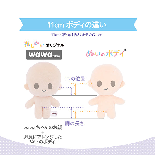 工艺零件“小身体wawa-chan樱花牛奶11厘米NUI-10" KIYOHARA