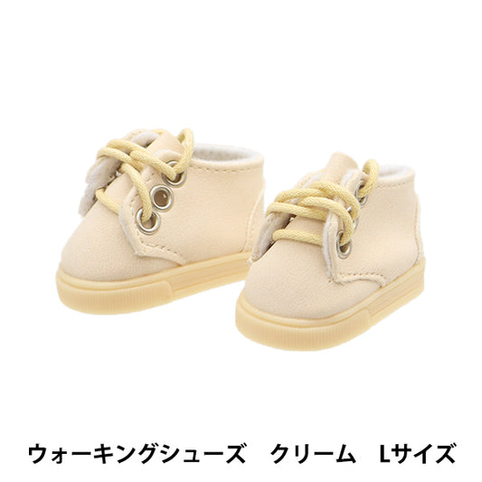 Plush toy clothes "Walking shoes L size cream MPA-11E"