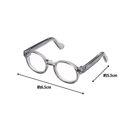 Doll Parts "Doll Glasses 6.5cm Gray DA-G6.5-GY"