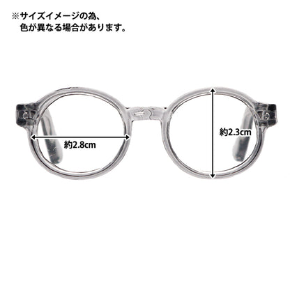 Doll Parts "Doll Glasses 6.5cm Pastel Pink DA-G6.5-PPK"