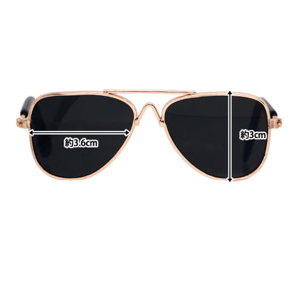 Doll parts "Doll glasses 9cm sunglasses DA2412G9-SUN"