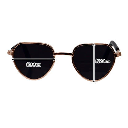 Doll parts "Doll glasses 8cm sunglasses DA249G8-6"