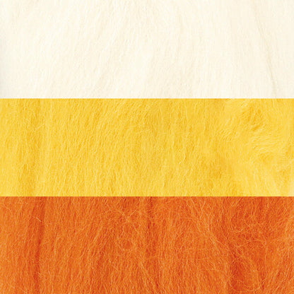 Needle felting "Felt made, approximately 5g x 3 colors set, yellow"