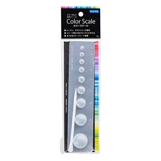 粘土用工具 『粘土 カラースケール 303594』 PADICO パジコ