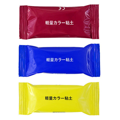 軽量粘土 『やわらかねんど 使い切りパック 3色アソート 402004』 PADICO パジコ
