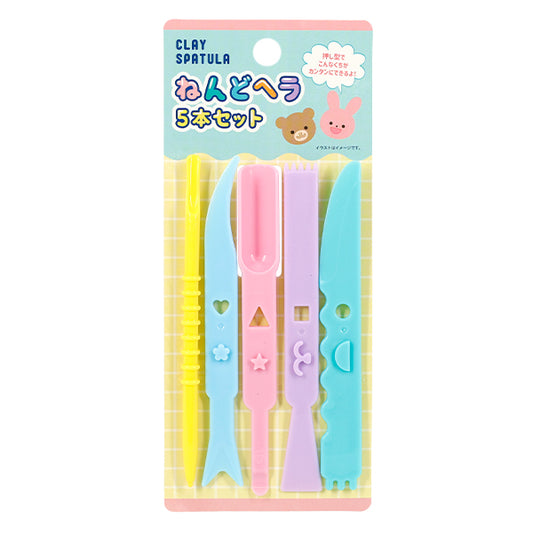 Clay tools "Nendo Spatula 5-piece set 001-CS-3842"