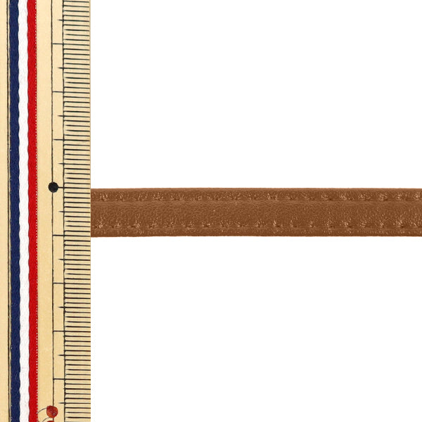 [Quantity starting from 5] Craft tape "Synthetic leather quadruple stitch tape, approx. 10mm wide, color 123 JTT-G1022"