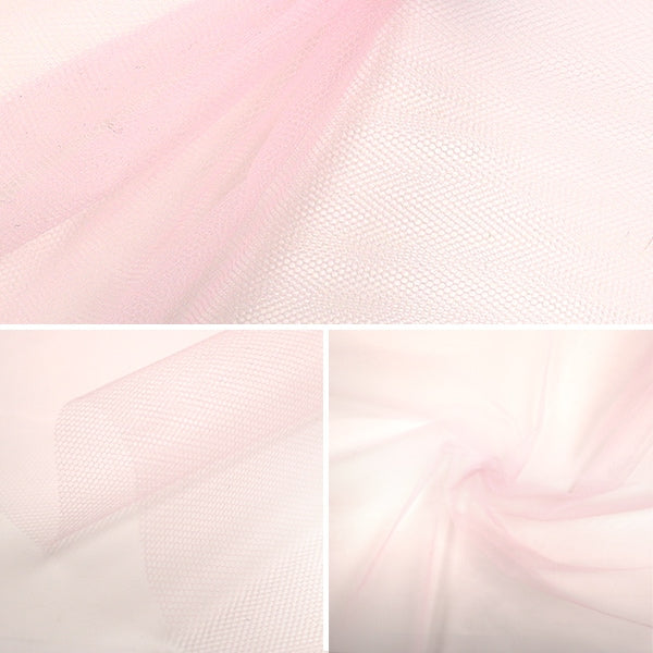 [From quantity 5] Fabric "30 tulle light pink TN-130-2"