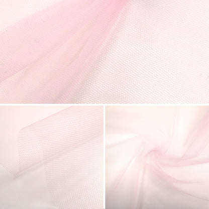 [From quantity 5] Fabric "30 tulle light pink TN-130-2"