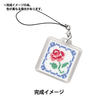 Embroidery kit "Cross stitch embroidery kit strap shishishu kit rose ST-17" Olympus