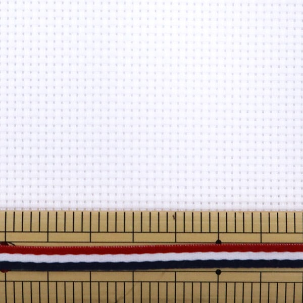 Embroidery Fabric "PuriCut Cloth Java Cross 55 14 Counts 55 White 23900-11] LECIEN Lecien COSMO Cosmo