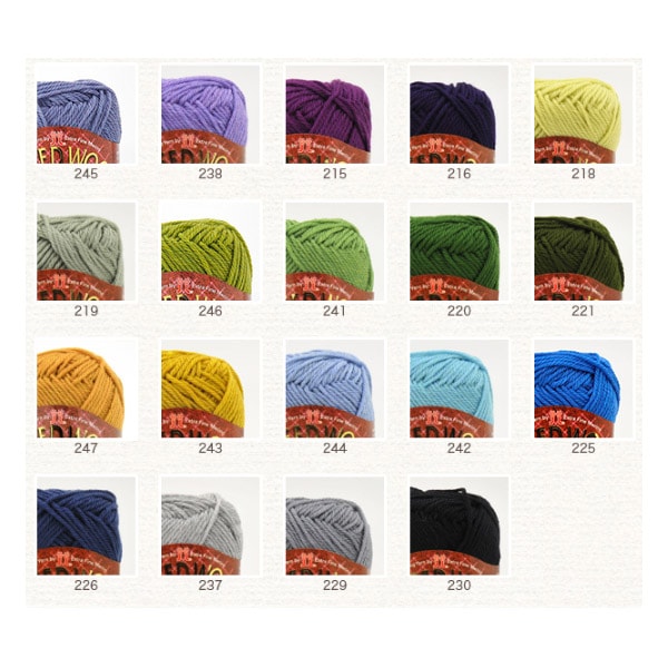 秋冬纱线 “毛线羊毛（Exeed Wool Motita）216（黑暗购买）子弹” Hamanaka