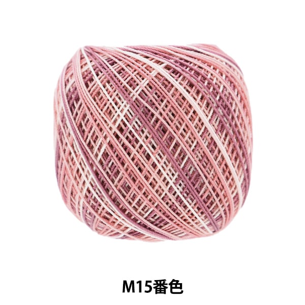 レース糸 『オリムパスレース糸 金票 #40 10g (ミックス) M15番色』 Olympus オリムパス