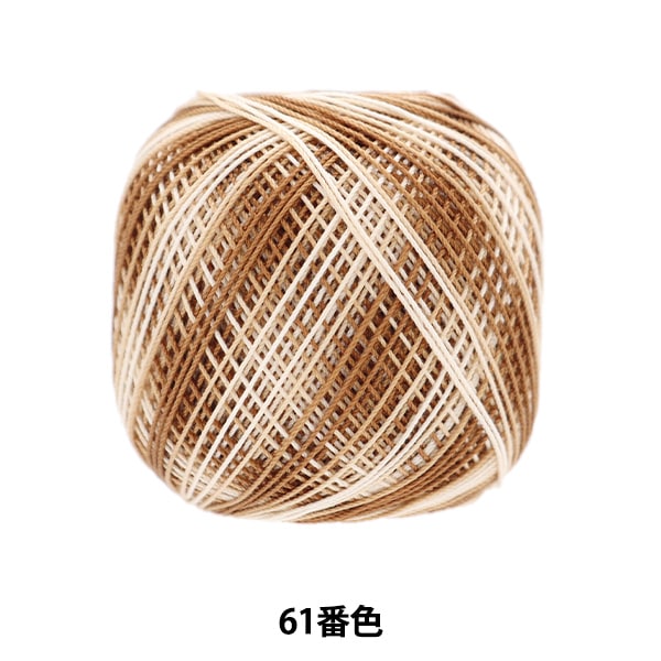 レース糸 『オリムパスレース糸 金票 #40 10g (ボカシ) 61番色』 Olympus オリムパス