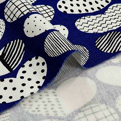 [From quantity 5] Fabric "Kippis (Kippis) Oxford Heart A KPO-17a]