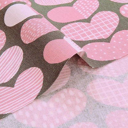 [From quantity 5] Fabric "Kippis (Kippis) Oxford Heart BPO-17B]