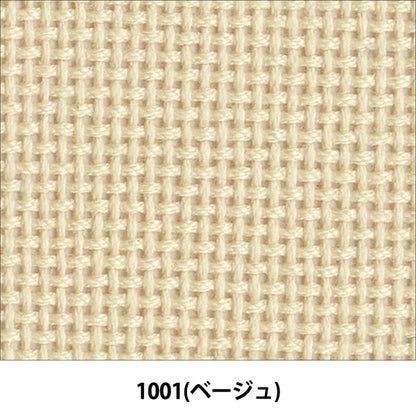 刺绣布 “对于Kogin刺伤 剪布 第1100号国会18伯爵70米色（1001）] Olympus