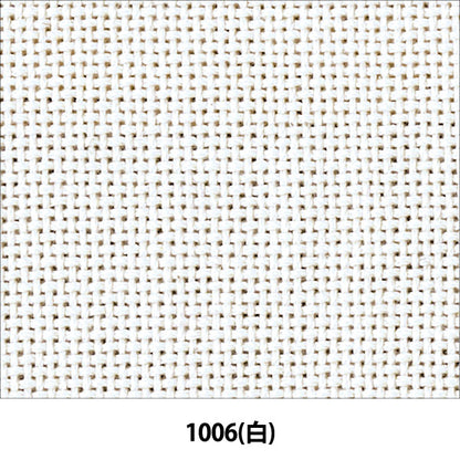 刺绣布 “对于Kogin刺伤 剪布 第1100号国会18 Count 70 Eye White（1006）] Olympus