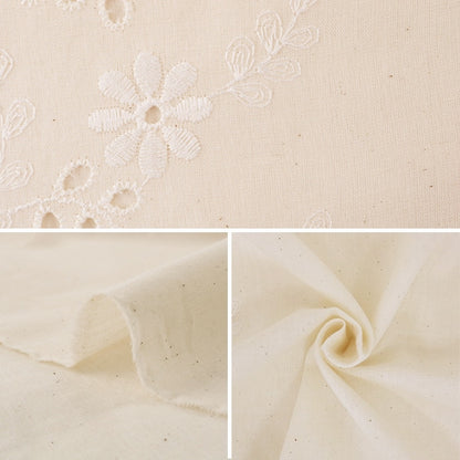 [From quantity 5] Fabric "cottonLawnRace 10527-Kn Natural "