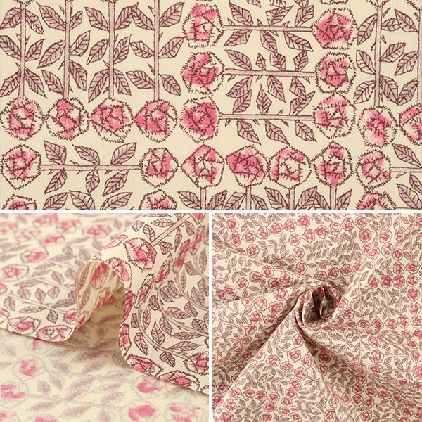 [From quantity 5] Fabric "Liberty Liberty Print Tana lawn Sleeping Rose 3630275-BE] Liberty Japan