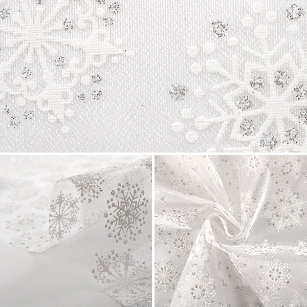 [来自数量5] 织物 “ Organdy Snow Cyrystal White”