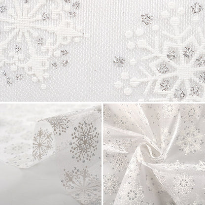 [来自数量5] 织物 “ Organdy Snow Cyrystal White”