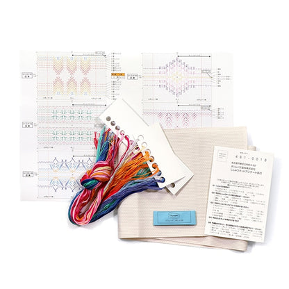 Embroidery kit "Sweden embroidery kit coaster 5 pairs of pairs of Precious SW-18" Olympus