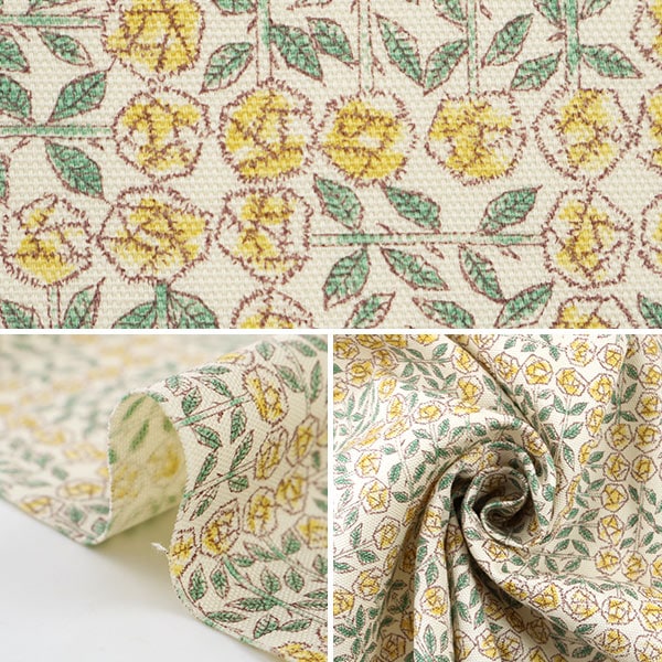 [From quantity 5] Fabric "Liberty Liberty Print Oxford Sleeping Rose 10-3630275-YE] Liberty Japan