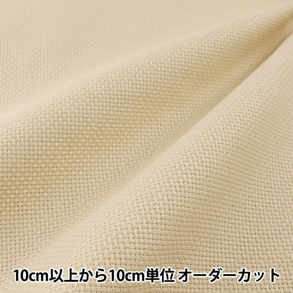 [来自数量1] 刺绣布 “ 1100号印度布13计数50 Meres Ivory 1135-9” Lecien Lecien Cosmo Cosmo