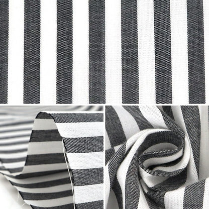 [From quantity 5] Fabric "Dyeing Stripe Daikoku Co-STL-BK"
