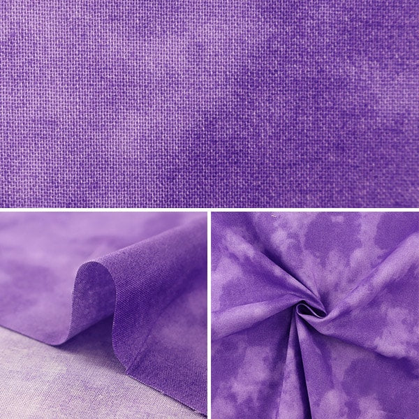 [From quantity 5] Fabric "Mura dyed print blue purple 87422-1-19"