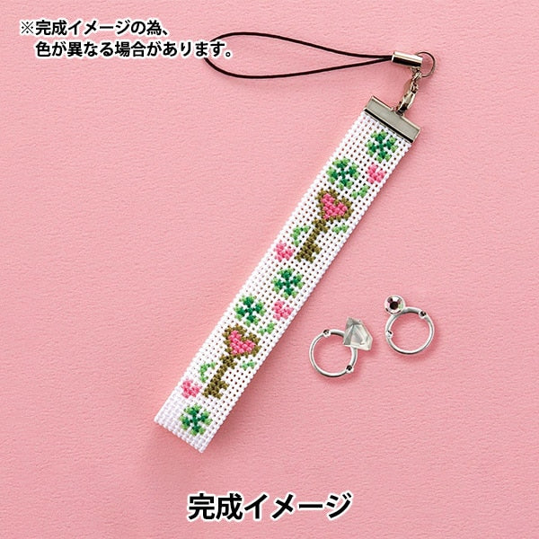 刺绣套件“心脏和三叶草绑带ST-16” Olympus